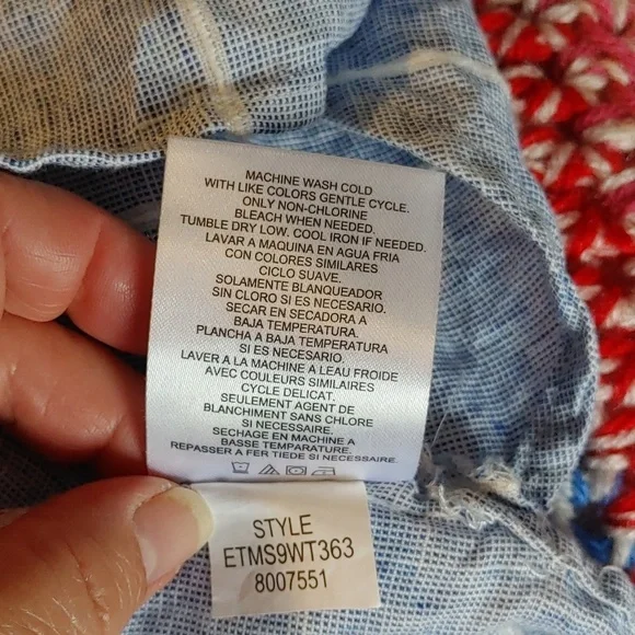 💚ELLEN TRACY SLEEVELESS LINEN TOP - Picture 7 of 7